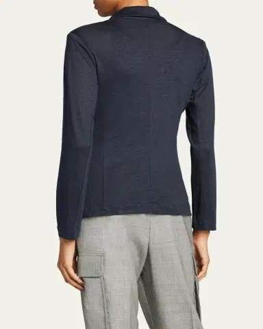 MAJESTIC FILATURES Stretch Linen One-Button Blazer | Thumbnail 3 MAJESTIC FILATURES Stretch Linen One-Button Blazer | Thumbnail 3