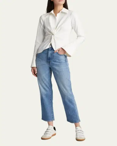 Cinq à Sept McKenna Long-Sleeve Collared Top | Thumbnail 2 Cinq à Sept McKenna Long-Sleeve Collared Top | Thumbnail 2