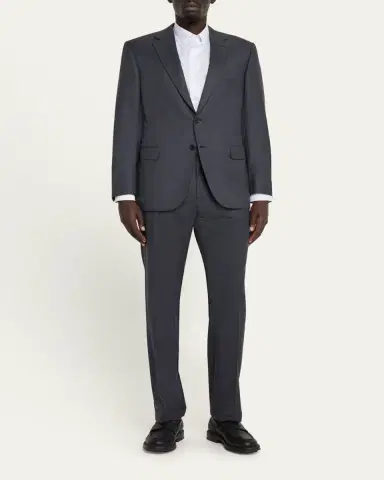 Brioni Men's Brunico Virgin Wool Two-Piece Suit | Thumbnail 2 Brioni Men's Brunico Virgin Wool Two-Piece Suit | Thumbnail 2