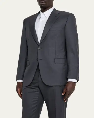 Brioni Men's Brunico Virgin Wool Two-Piece Suit | Thumbnail 4 Brioni Men's Brunico Virgin Wool Two-Piece Suit | Thumbnail 4