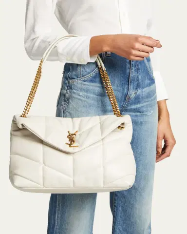 Saint Laurent Lou Puffer Medium YSL Shoulder Bag in Quilted Leather | Thumbnail 2 Saint Laurent Lou Puffer Medium YSL Shoulder Bag in Quilted Leather | Thumbnail 2