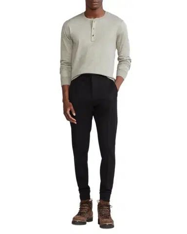 Ralph Lauren Purple Label Men 's Long-Sleeve Henley Shirt | Thumbnail 1 Ralph Lauren Purple Label Men 's Long-Sleeve Henley Shirt | Thumbnail 1