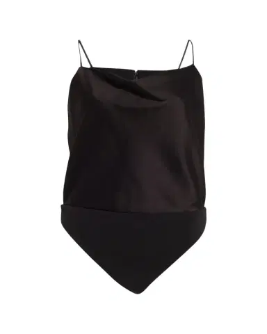 Alice + Olivia Harmon Satin Bodysuit | Thumbnail 1 Alice + Olivia Harmon Satin Bodysuit | Thumbnail 1