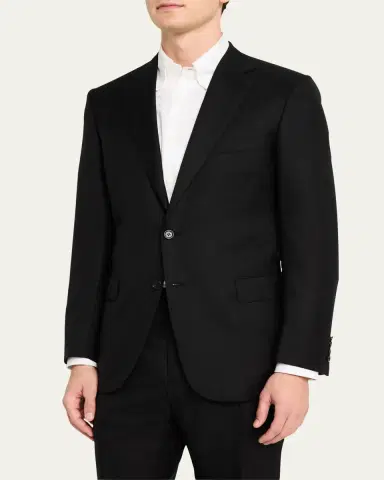 Brioni Men's Brunico Essential Virgin Wool Two-Piece Suit | Thumbnail 4 Brioni Men's Brunico Essential Virgin Wool Two-Piece Suit | Thumbnail 4
