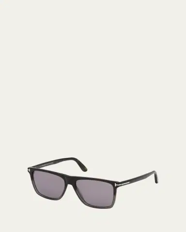 Tom Ford Men's Fletcher Square Plastic Sunglasses | Thumbnail 2 Tom Ford Men's Fletcher Square Plastic Sunglasses | Thumbnail 2