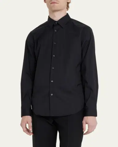Theory Men's Sylvain Tailored-Fit Sport Shirt | Thumbnail 4 Theory Men's Sylvain Tailored-Fit Sport Shirt | Thumbnail 4