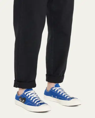 Comme des Garçons x Converse Men's Chuck Taylor Low-Top Canvas Sneakers | Thumbnail 2 Comme des Garçons x Converse Men's Chuck Taylor Low-Top Canvas Sneakers | Thumbnail 2