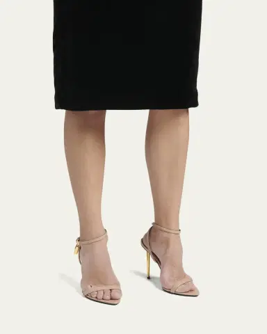 TOM FORD Lock Stiletto Sandals | Thumbnail 6 TOM FORD Lock Stiletto Sandals | Thumbnail 6