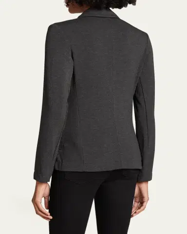 Majestic Filatures French Terry One-Button Blazer | Thumbnail 2 Majestic Filatures French Terry One-Button Blazer | Thumbnail 2