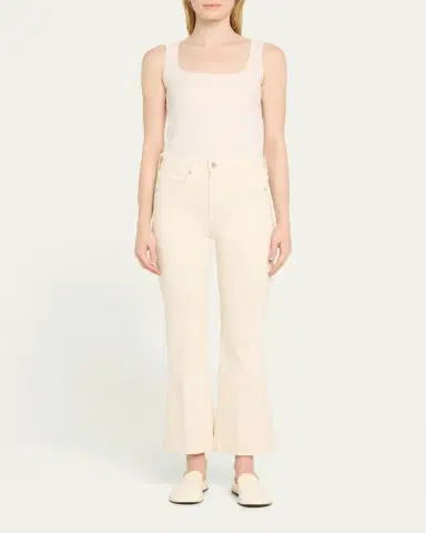 Veronica Beard Carson High-Rise Ankle Flare Jeans | Thumbnail 2 Veronica Beard Carson High-Rise Ankle Flare Jeans | Thumbnail 2
