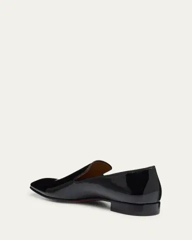 Christian Louboutin Men's Dandelion Patent Leather Loafers | Thumbnail 4 Christian Louboutin Men's Dandelion Patent Leather Loafers | Thumbnail 4