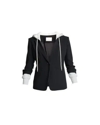 Cinq à Sept Hooded Khloe Jacket | Thumbnail 1 Cinq à Sept Hooded Khloe Jacket | Thumbnail 1