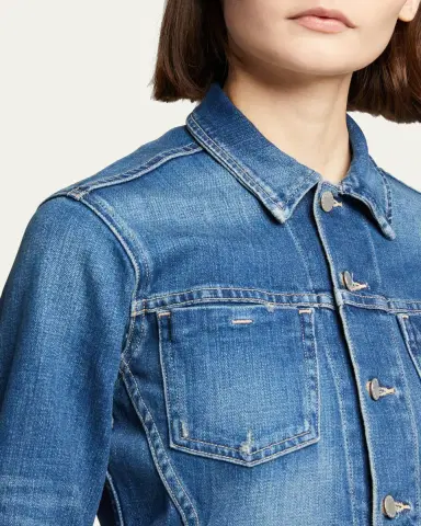 L'Agence Janelle Slim Raw-Edge Jacket | Thumbnail 5 L'Agence Janelle Slim Raw-Edge Jacket | Thumbnail 5