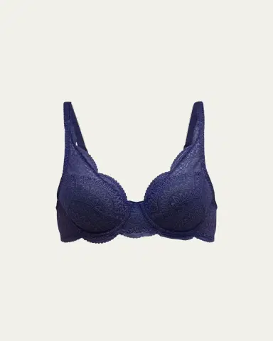Simone Pérèle Karma 3D Molded Bra with Triangle Lace | Thumbnail 3 Simone Pérèle Karma 3D Molded Bra with Triangle Lace | Thumbnail 3
