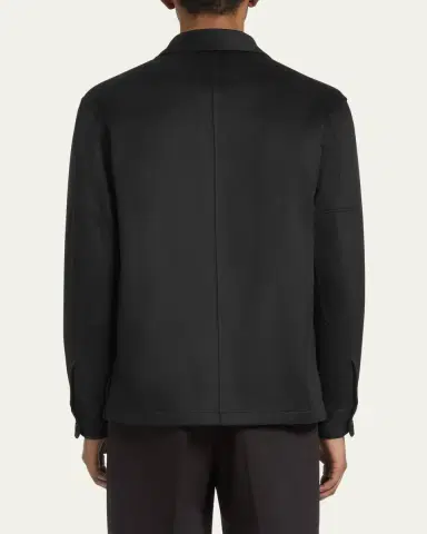 Zegna Men's Cashmere Overshirt | Thumbnail 3 Zegna Men's Cashmere Overshirt | Thumbnail 3