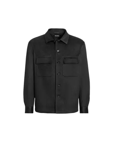 Zegna Men's Cashmere Overshirt | Thumbnail 1 Zegna Men's Cashmere Overshirt | Thumbnail 1