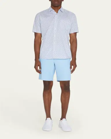 Peter Millar Men's Salem High Drape Performance Shorts | Thumbnail 2 Peter Millar Men's Salem High Drape Performance Shorts | Thumbnail 2