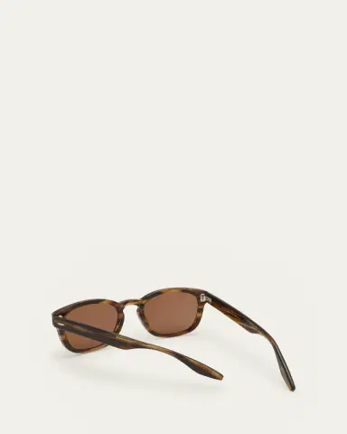 Barton Perreira Men's Nelson Keyhole-Bridge Round Sunglasses | Thumbnail 2 Barton Perreira Men's Nelson Keyhole-Bridge Round Sunglasses | Thumbnail 2