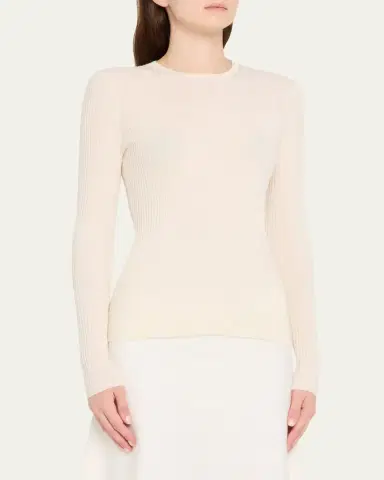 Gabriela Hearst Browning Cashmere Ribbed Top | Thumbnail 4 Gabriela Hearst Browning Cashmere Ribbed Top | Thumbnail 4