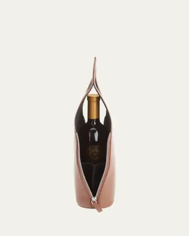 Royce New York Monogrammed Leather Wine Champagne Bottle Carrying Case, Personalized | Thumbnail 3 Royce New York Monogrammed Leather Wine Champagne Bottle Carrying Case, Personalized | Thumbnail 3