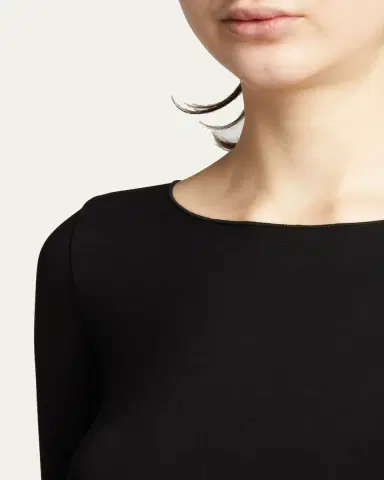 Majestic Filatures Soft-Touch Marrow-Edge Boat-Neck Top | Thumbnail 5 Majestic Filatures Soft-Touch Marrow-Edge Boat-Neck Top | Thumbnail 5