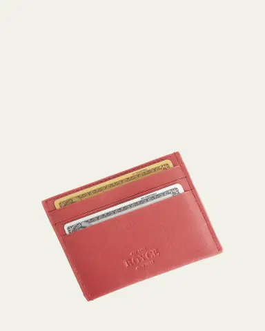 ROYCE New York Personalized Leather RFID Blocking Minimalist Card Case | Thumbnail 2 ROYCE New York Personalized Leather RFID Blocking Minimalist Card Case | Thumbnail 2