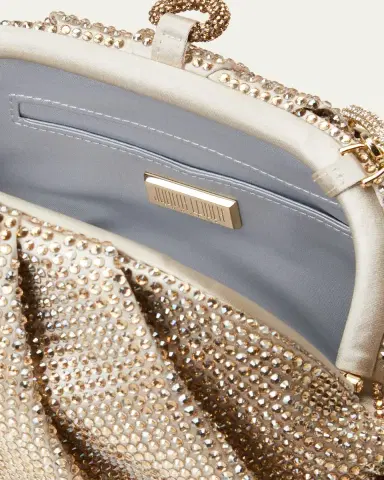 Judith Leiber Couture Gemma Pleated Crystal Clutch Bag | Thumbnail 4 Judith Leiber Couture Gemma Pleated Crystal Clutch Bag | Thumbnail 4