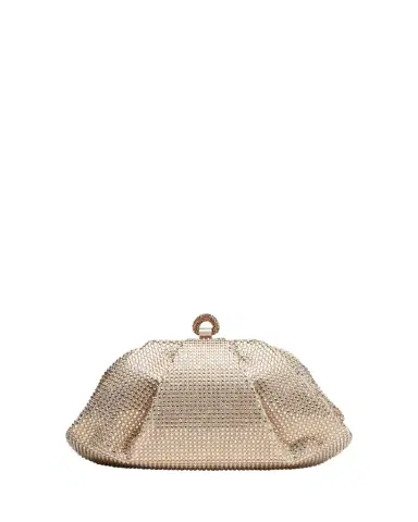 Judith Leiber Couture Gemma Pleated Crystal Clutch Bag | Thumbnail 1 Judith Leiber Couture Gemma Pleated Crystal Clutch Bag | Thumbnail 1