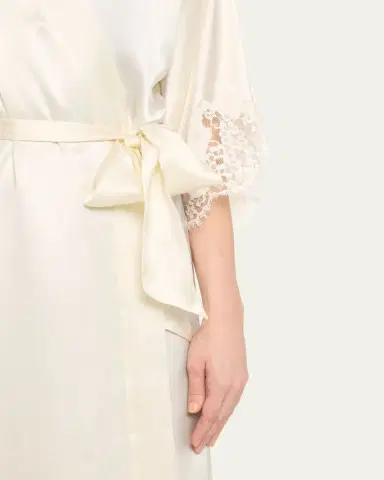 Lise Charmel Splendeur Lace-Trim Silk-Blend Robe | Thumbnail 8 Lise Charmel Splendeur Lace-Trim Silk-Blend Robe | Thumbnail 8