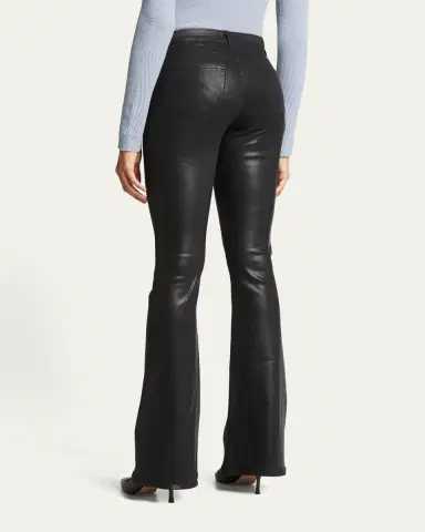 L'Agence Marty Ultra High-Rise Coated Flare Jeans | Thumbnail 3 L'Agence Marty Ultra High-Rise Coated Flare Jeans | Thumbnail 3