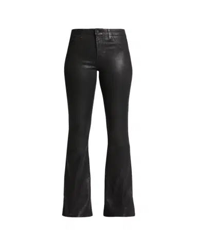L'Agence Marty Ultra High-Rise Coated Flare Jeans | Thumbnail 1 L'Agence Marty Ultra High-Rise Coated Flare Jeans | Thumbnail 1