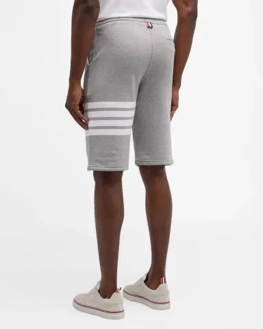 Thom Browne Men's 4-Bar Basic Terry Sweat Shorts | Thumbnail 4 Thom Browne Men's 4-Bar Basic Terry Sweat Shorts | Thumbnail 4
