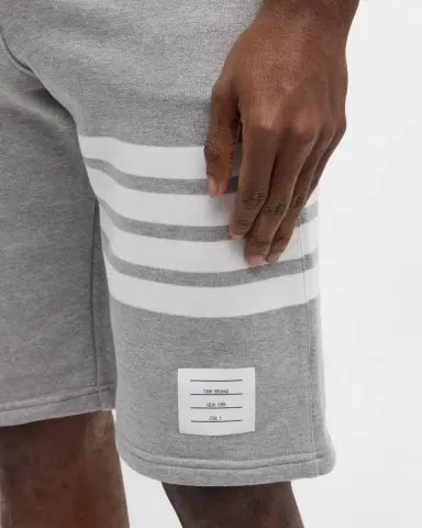 Thom Browne Men's 4-Bar Basic Terry Sweat Shorts | Thumbnail 5 Thom Browne Men's 4-Bar Basic Terry Sweat Shorts | Thumbnail 5