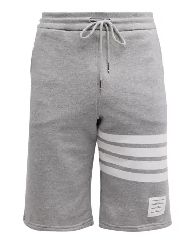 Thom Browne Men's 4-Bar Basic Terry Sweat Shorts | Thumbnail 1 Thom Browne Men's 4-Bar Basic Terry Sweat Shorts | Thumbnail 1