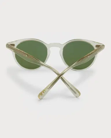 Oliver Peoples Men's Romare Sun Keyhole-Bridge Round Sunglasses | Thumbnail 4 Oliver Peoples Men's Romare Sun Keyhole-Bridge Round Sunglasses | Thumbnail 4