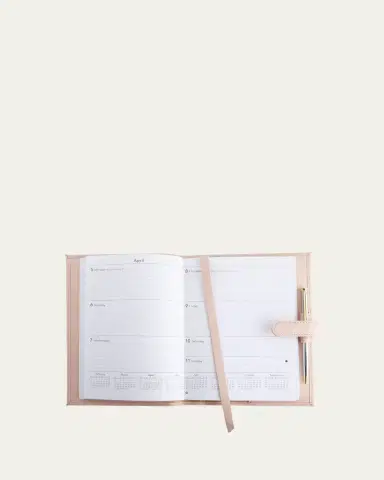 Royce New York Monogrammed Executive Weekly Leather Calendar Planner, Personalized | Thumbnail 3 Royce New York Monogrammed Executive Weekly Leather Calendar Planner, Personalized | Thumbnail 3