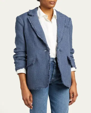 Cinq à Sept Khloe Boucle Blazer | Thumbnail 4 Cinq à Sept Khloe Boucle Blazer | Thumbnail 4