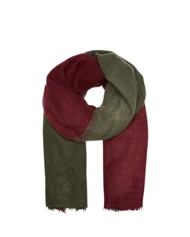 Denis Colomb Fuzzy Feture Two-Tone Cashmere Scarf | Thumbnail 1 Denis Colomb Fuzzy Feture Two-Tone Cashmere Scarf | Thumbnail 1