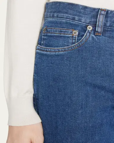 Zegna Men's Stonewash Denim 5-Pocket Jeans | Thumbnail 5 Zegna Men's Stonewash Denim 5-Pocket Jeans | Thumbnail 5