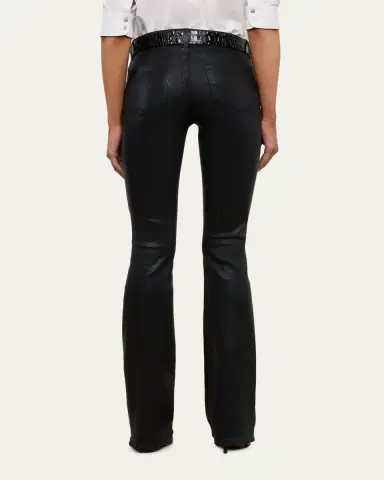 L'Agence Selma High-Rise Coated Sleek Baby Boot Jeans | Thumbnail 3 L'Agence Selma High-Rise Coated Sleek Baby Boot Jeans | Thumbnail 3