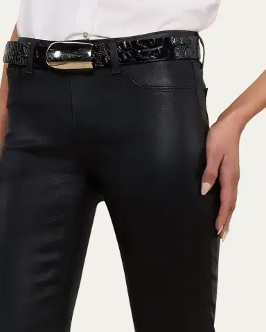 L'Agence Selma High-Rise Coated Sleek Baby Boot Jeans | Thumbnail 5 L'Agence Selma High-Rise Coated Sleek Baby Boot Jeans | Thumbnail 5
