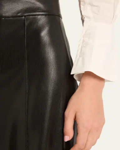 Alice + Olivia Dylan High-Waist Faux-Leather Pants | Thumbnail 5 Alice + Olivia Dylan High-Waist Faux-Leather Pants | Thumbnail 5
