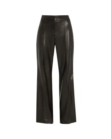 Alice + Olivia Dylan High-Waist Faux-Leather Pants | Thumbnail 1 Alice + Olivia Dylan High-Waist Faux-Leather Pants | Thumbnail 1