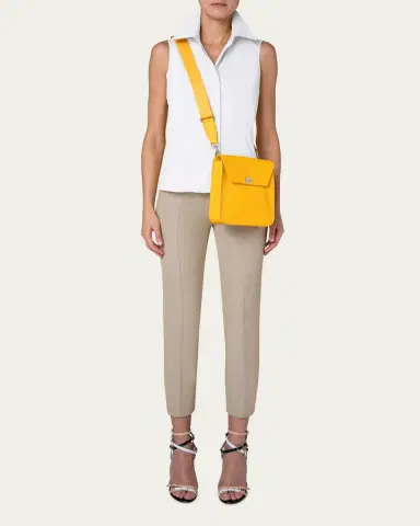 Akris Anouk Small Leather Messenger Bag | Thumbnail 10 Akris Anouk Small Leather Messenger Bag | Thumbnail 10