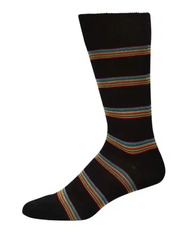 Paul Smith Men's Multiblock Ribbed Crew Socks | Thumbnail 1 Paul Smith Men's Multiblock Ribbed Crew Socks | Thumbnail 1
