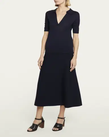 Gabriela Hearst Frank Cashmere Polo Top | Thumbnail 4 Gabriela Hearst Frank Cashmere Polo Top | Thumbnail 4