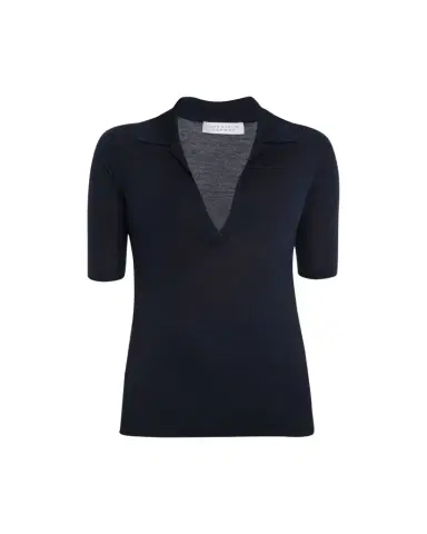 Gabriela Hearst Frank Cashmere Polo Top | Thumbnail 1 Gabriela Hearst Frank Cashmere Polo Top | Thumbnail 1
