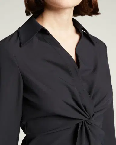 Cinq à Sept McKenna Long-Sleeve Collared Top | Thumbnail 5 Cinq à Sept McKenna Long-Sleeve Collared Top | Thumbnail 5