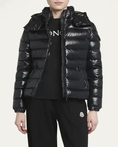 Moncler Bady Hooded Short Down Jacket | Thumbnail 4 Moncler Bady Hooded Short Down Jacket | Thumbnail 4