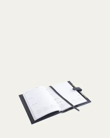 Royce New York Monogrammed Executive Weekly Leather Calendar Planner, Personalized | Thumbnail 4 Royce New York Monogrammed Executive Weekly Leather Calendar Planner, Personalized | Thumbnail 4